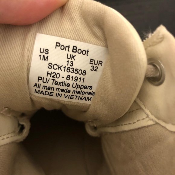 Sperry Winter Snow Rain Boots Size 1 - Picture 4 of 6